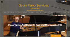 Desktop Screenshot of gavinpiano.com